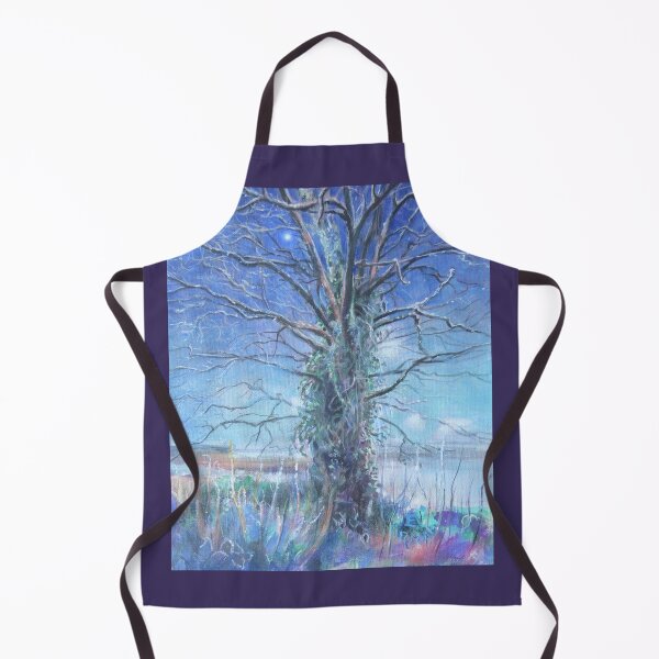 Item preview, Frosty Morning Moon - Beautiful tree and full moon designed and sold by LittleLiz.