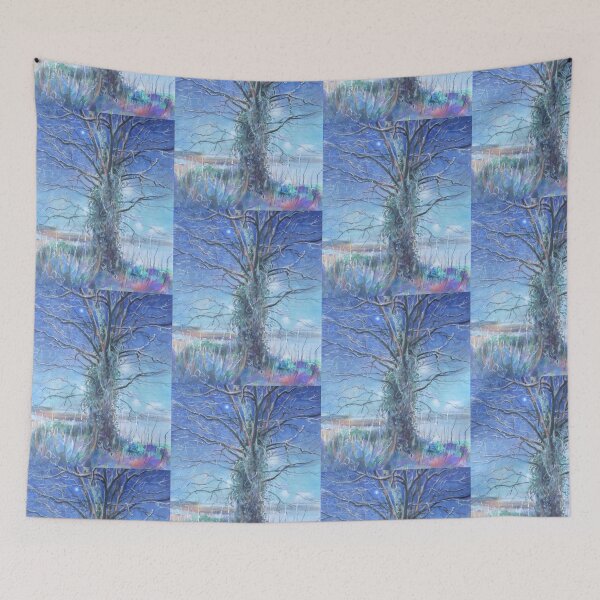 Item preview, Frosty Morning Moon - Beautiful tree and full moon designed and sold by LittleLiz.