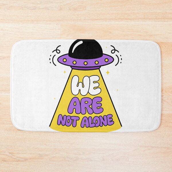 Item preview, We Are Not Alone — UFO Flying Saucer Tractor Beam Funny Space T-Shirt V4 designed and sold by DarylWelsh2024.
