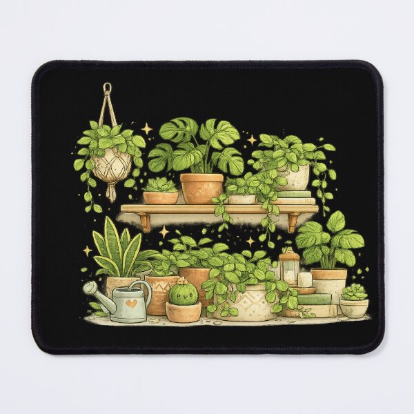Item preview, Boho Plant Shelf – Cozy Houseplant Collection Botanical Decor Design designed and sold by Wild Horizon Studio.