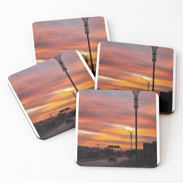 Item preview, Dramatic Evening Light City Roadway designed and sold by FrankOliver.
