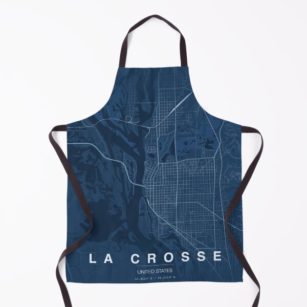 Item preview, La Crosse Wisconsin City Map Tourism designed and sold by BlueLineLAX.