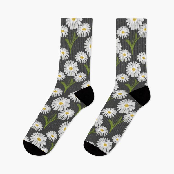 Item preview, Black daisies, retro, dark cottagecore designed and sold by OhNoNotAgain42.