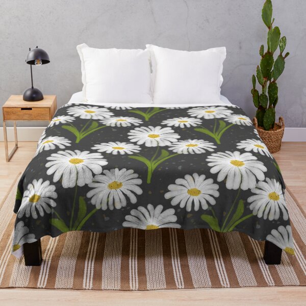 Item preview, Black daisies, retro, dark cottagecore designed and sold by OhNoNotAgain42.