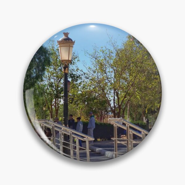 Item preview, Ornate Street Light City Walkway Paved Path designed and sold by FrankOliver.