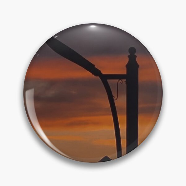 Item preview, Streetlamp Evening Sky Wrought Iron Fence designed and sold by FrankOliver.