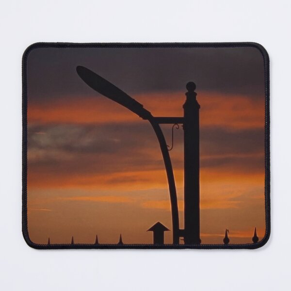 Item preview, Streetlamp Evening Sky Wrought Iron Fence designed and sold by FrankOliver.