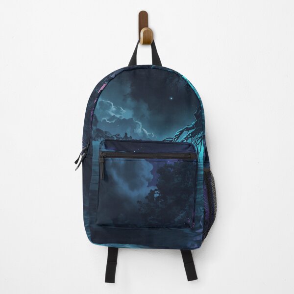 Item preview, Ink Nebula Mangrove Alien Fantasy Landscape designed and sold by Luminous Wilds.