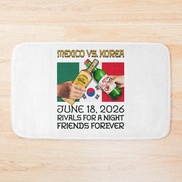Item preview, Mexico vs. Korea, Rivals For A Night, Friends Forever designed and sold by Soceitiz.