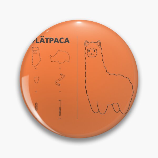 Item preview, Flatpaca flat pack Alpaca - Orange designed and sold by animinimal.