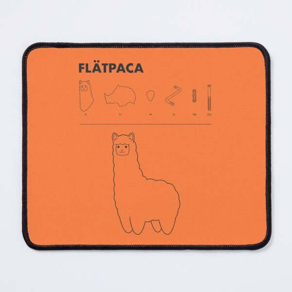 Item preview, Flatpaca flat pack Alpaca - Orange designed and sold by animinimal.