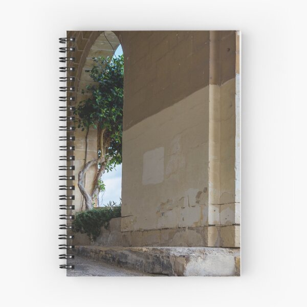 Item preview, Historic Stone Colonnade With Arched Walkway, Ivy‑Clad Columns and Bright Mediterranean Sky designed and sold by Nmallia.