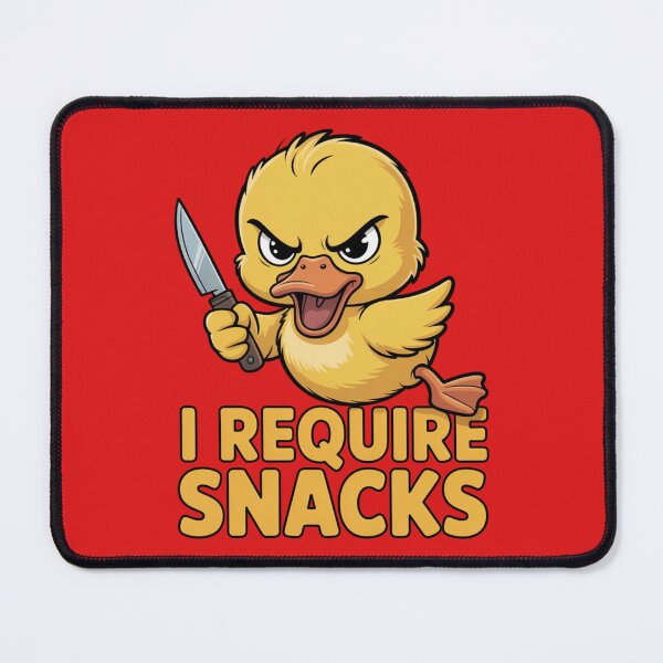 Item preview, ANGRY DUCK - I REQUIRE SNACKS designed and sold by 123ks.