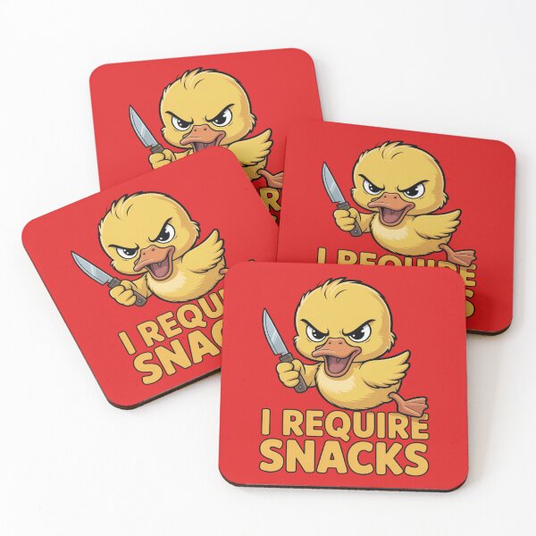 Item preview, ANGRY DUCK - I REQUIRE SNACKS designed and sold by 123ks.