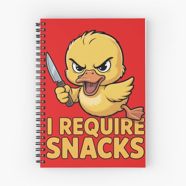 Item preview, ANGRY DUCK - I REQUIRE SNACKS designed and sold by 123ks.