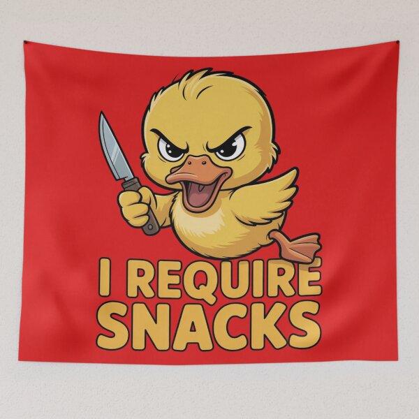 Item preview, ANGRY DUCK - I REQUIRE SNACKS designed and sold by 123ks.