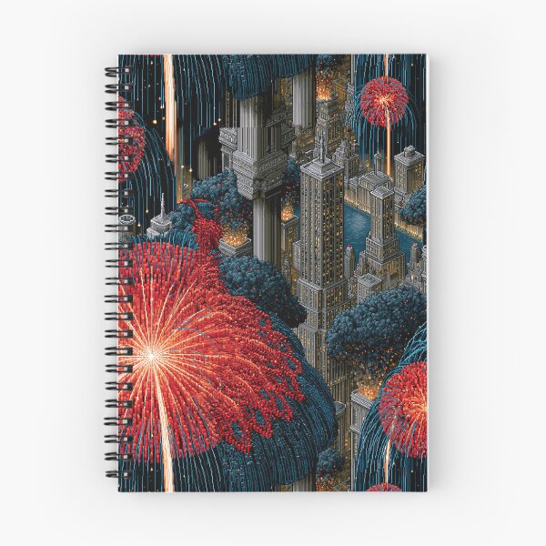 Item preview, Fireworks and Skyscrapers designed and sold by Pixel-Lair.