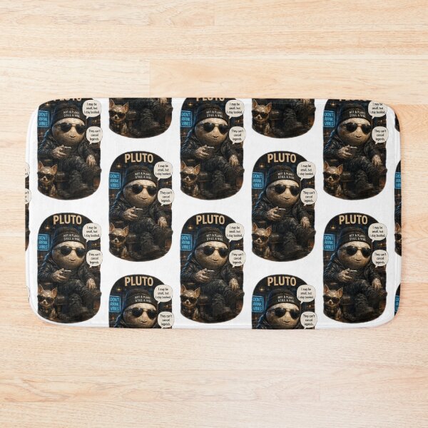 Item preview, PLUTO-I MAY BE SMALL BUT I STAY BOOKED designed and sold by PLANET GOSSIP.