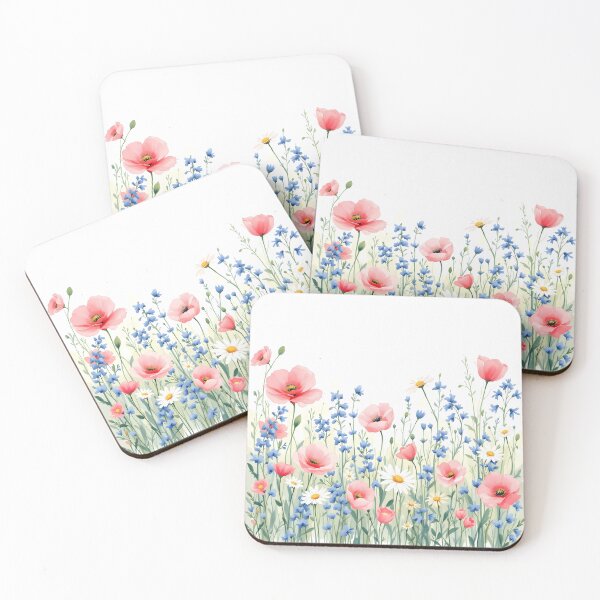 Item preview, Watercolor Wildflower Meadow Floral Design designed and sold by roxysnextgenart.