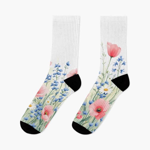Item preview, Watercolor Wildflower Meadow Floral Design designed and sold by roxysnextgenart.