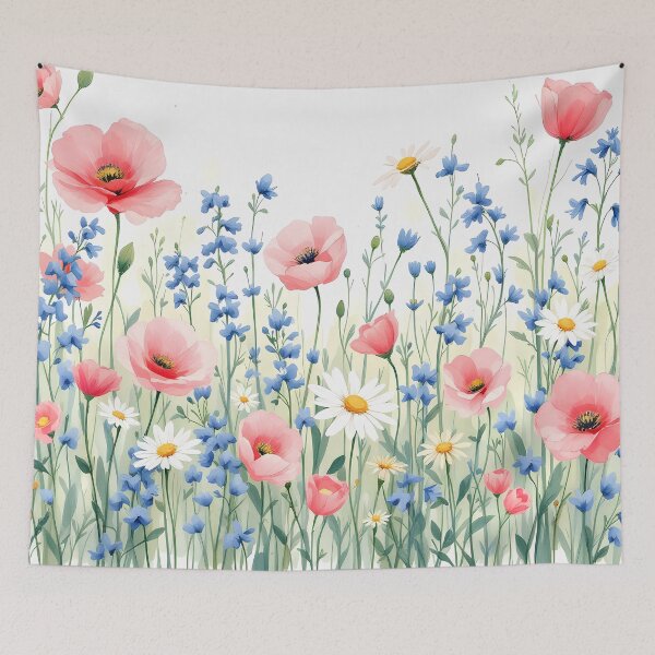 Item preview, Watercolor Wildflower Meadow Floral Design designed and sold by roxysnextgenart.