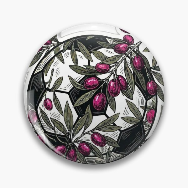 Item preview, Retro 90s Football Olive Tree Branch Pink Soccer 2026 Aesthetic designed and sold by Fatomfatom.