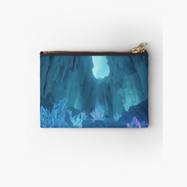 Item preview, Quantum Ice Canyon Alien Fantasy Landscape designed and sold by Luminous Wilds.