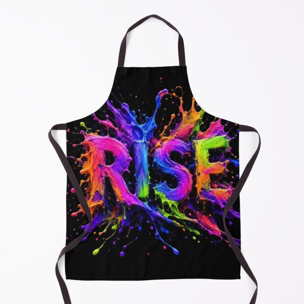 Item preview, Vibrant Paint Splatter RISE Typography Art designed and sold by Pawar1999.