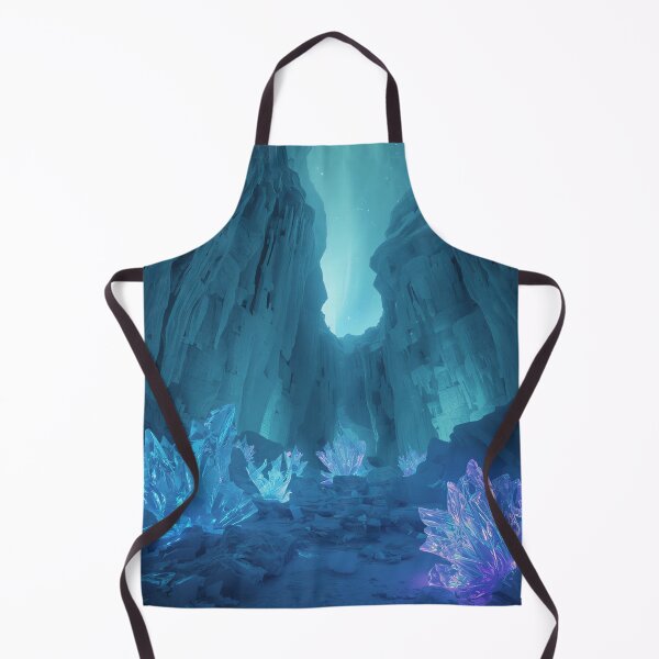 Item preview, Quantum Ice Canyon Alien Fantasy Landscape designed and sold by Luminous Wilds.