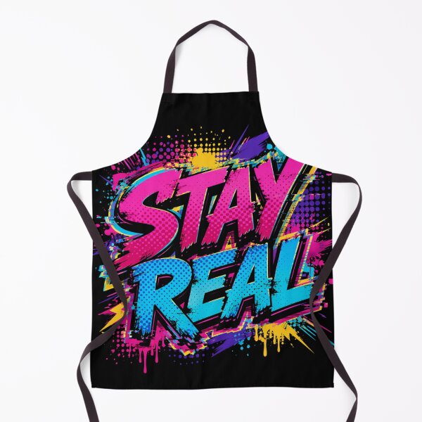 Item preview, Stay Real — Retro Thai Streetwear Quote designed and sold by NUFADE.