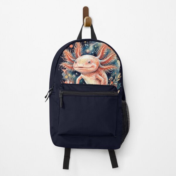 Item preview, Cute Watercolor Axolotl Galaxy Art | Pink Axolotl Lover Gift designed and sold by Biedroneczka.