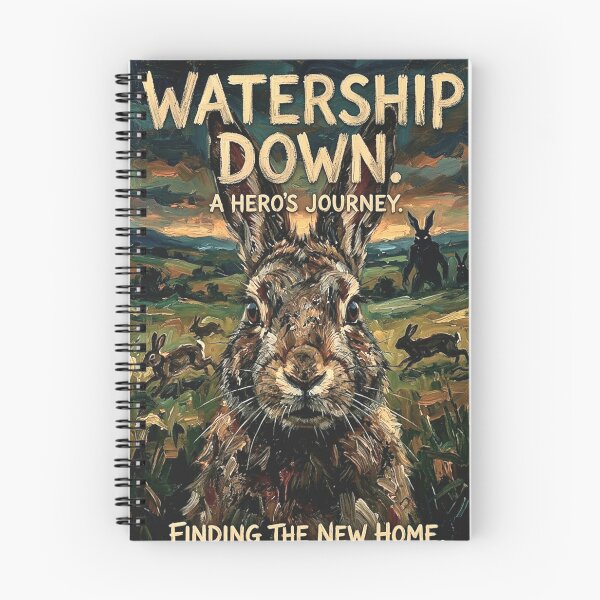 Item preview, A Hero's Journey. Finding the New Home. – Watership Down Fine Art Print designed and sold by Art's Diner.