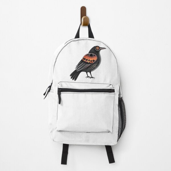 Item preview, Scandinavian Folk Art, Crow With Flower designed and sold by xiao xuans.