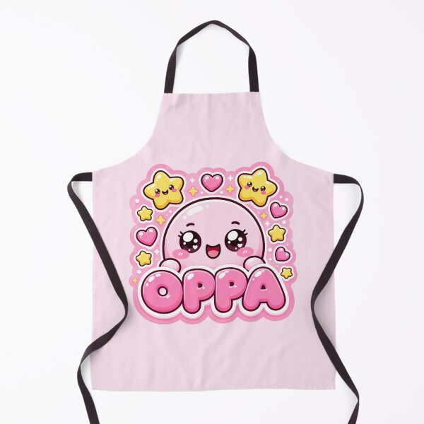 Aperçu de l'œuvre Oppa K-Drama Kawaii Pink Star Mascot créée et vendue par NerdiPop.