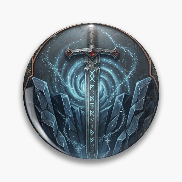 Item preview, The Pathmaker - Mystical Sword Spiritual Protection Shield designed and sold by AURAWHISPER-ST.