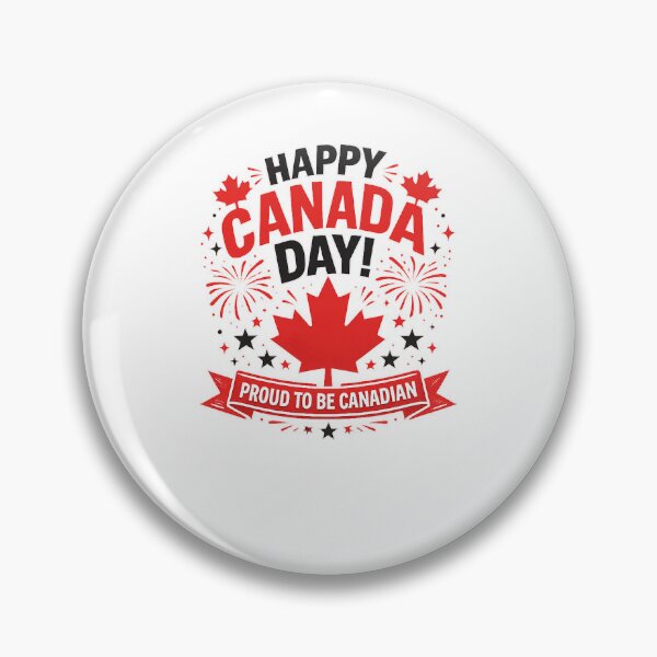 Item preview, Happy Canada Day Patriotic Maple Leaf Celebration T-Shirt Design designed and sold by CreativeNest Prints.