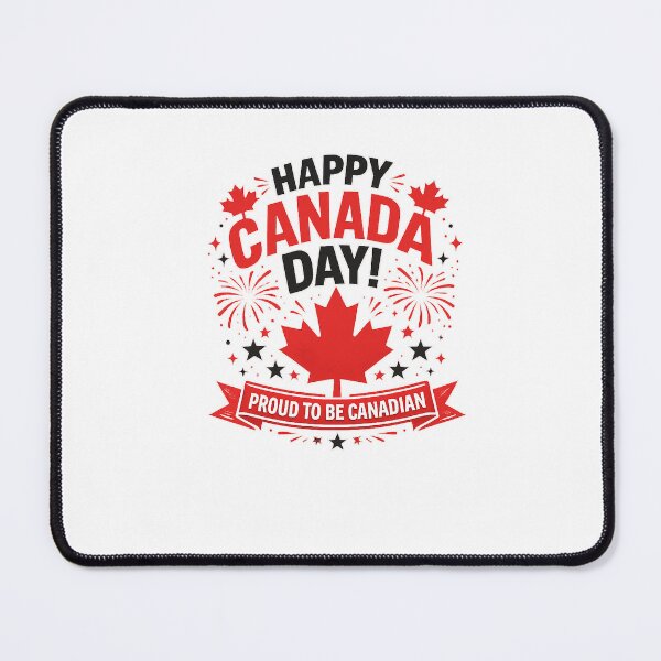 Item preview, Happy Canada Day Patriotic Maple Leaf Celebration T-Shirt Design designed and sold by CreativeNest Prints.