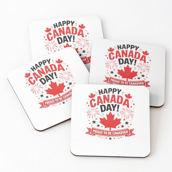 Item preview, Happy Canada Day Patriotic Maple Leaf Celebration T-Shirt Design designed and sold by CreativeNest Prints.
