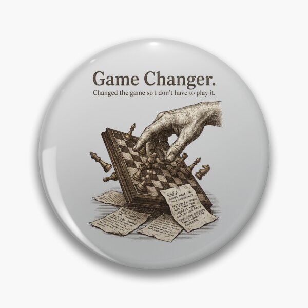 Item preview, Vintage Game Changer Chess Board Strategy Illustration designed and sold by Ortsas.