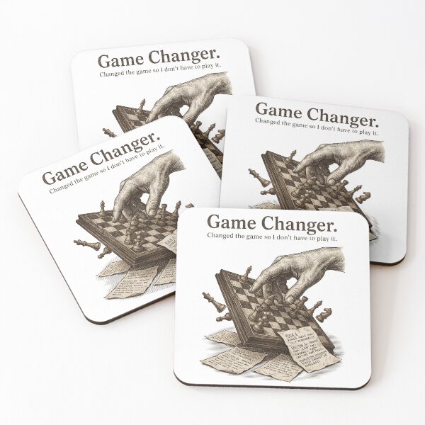 Item preview, Vintage Game Changer Chess Board Strategy Illustration designed and sold by Ortsas.