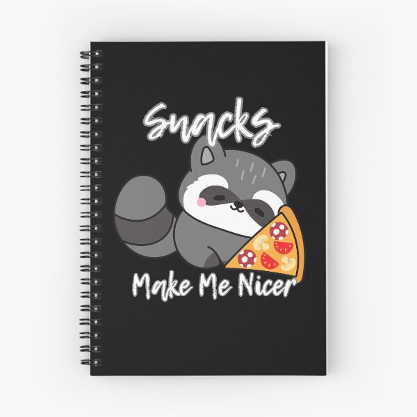Item preview, Cute Raccoon Eating Pizza Snacks Make Me Nicer designed and sold by Kuzmier.