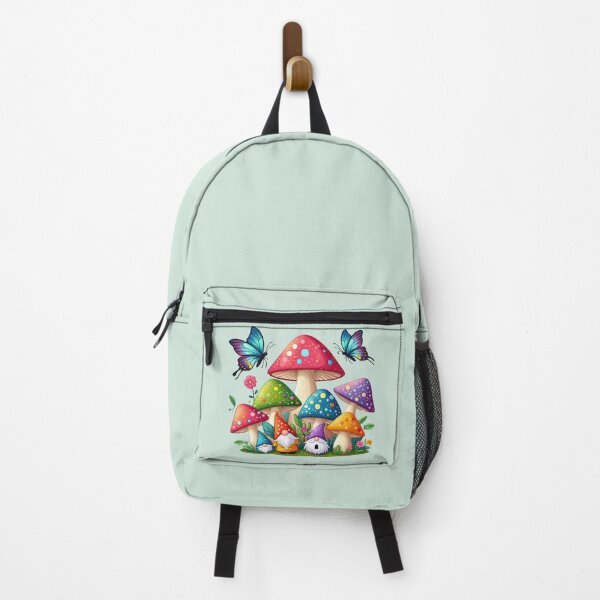 Item preview, Whimsical Gnomes Mushrooms and Butterflies designed and sold by NerdiPop.