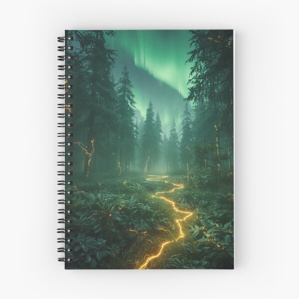 Item preview, Circuit Forest Neural Alien Fantasy Landscape designed and sold by Luminous Wilds.