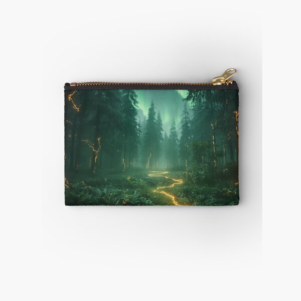 Item preview, Circuit Forest Neural Alien Fantasy Landscape designed and sold by Luminous Wilds.