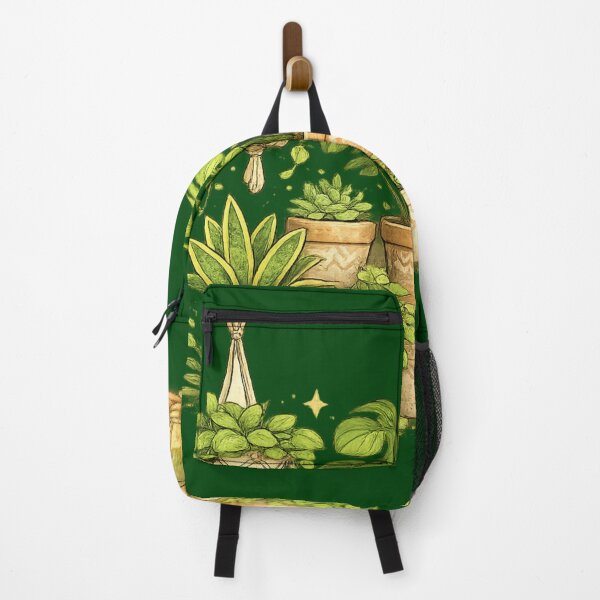 Item preview, Cozy Botanical Jungle | Magical Houseplant Garden Illustration | Green Plant Aesthetic Decor designed and sold by Wild Horizon Studio.