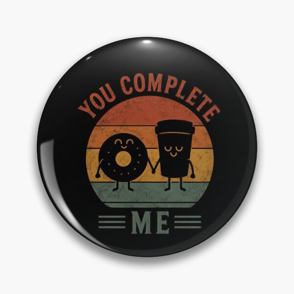 Item preview, You Complete Me Donut Coffee Couple Relationship Love designed and sold by HumansStuck12.