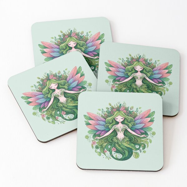 Item preview, Forest Fairy Nature Spirit Whimsical Art designed and sold by NerdiPop.