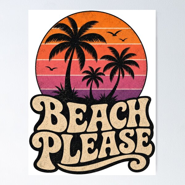 Item preview, Beach Please | Funny Summer Vacation Beach Lover Shirt designed and sold by rushaib.