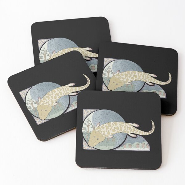 Item preview, Tiktaalik Art Nouveau designed and sold by Drawinism.