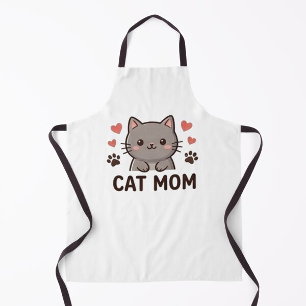 Item preview, Cute Cat Mom Grey Kitten Hearts designed and sold by Rehnair.